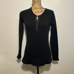 Lucky Brand thermal woman's pullover, size large.